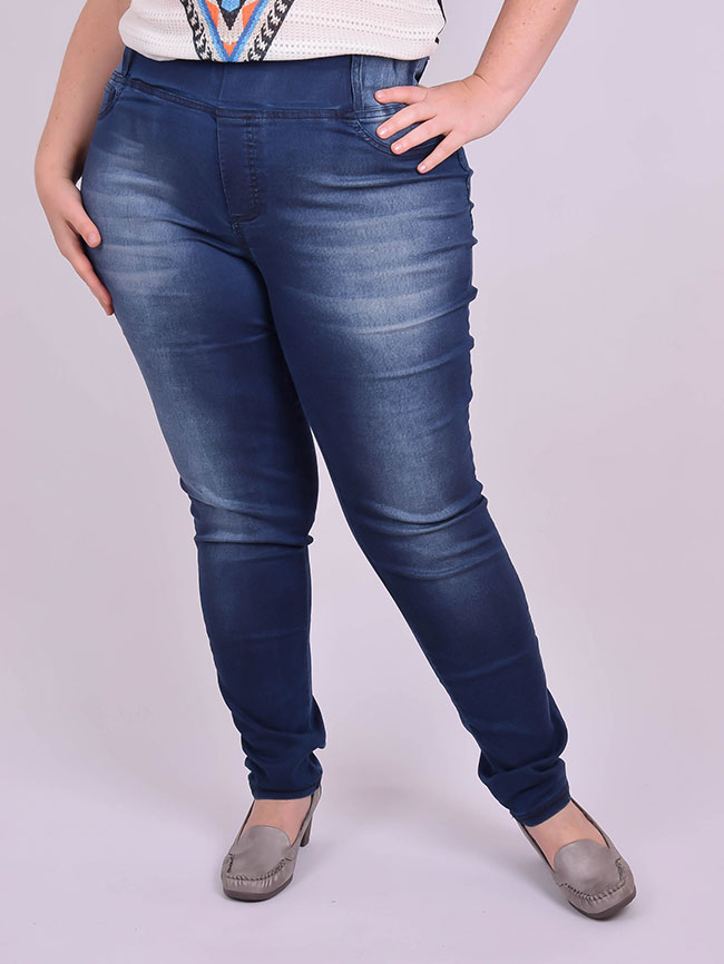 calça jeans plus size com lycra