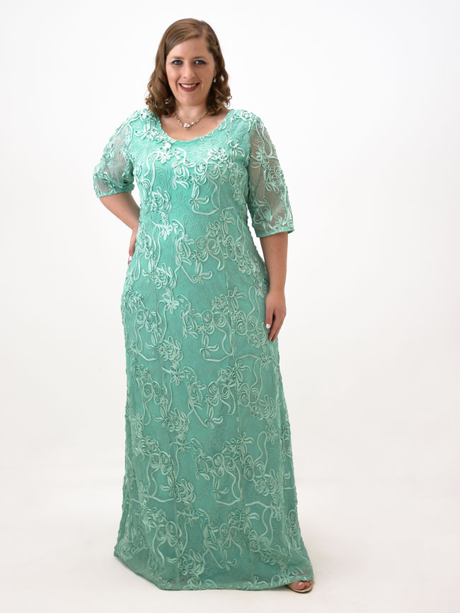 vestido de madrinha verde plus size